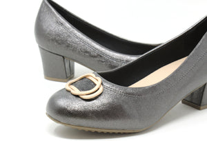 Soft Metallic Heel