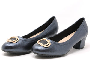 Soft Metallic Heel