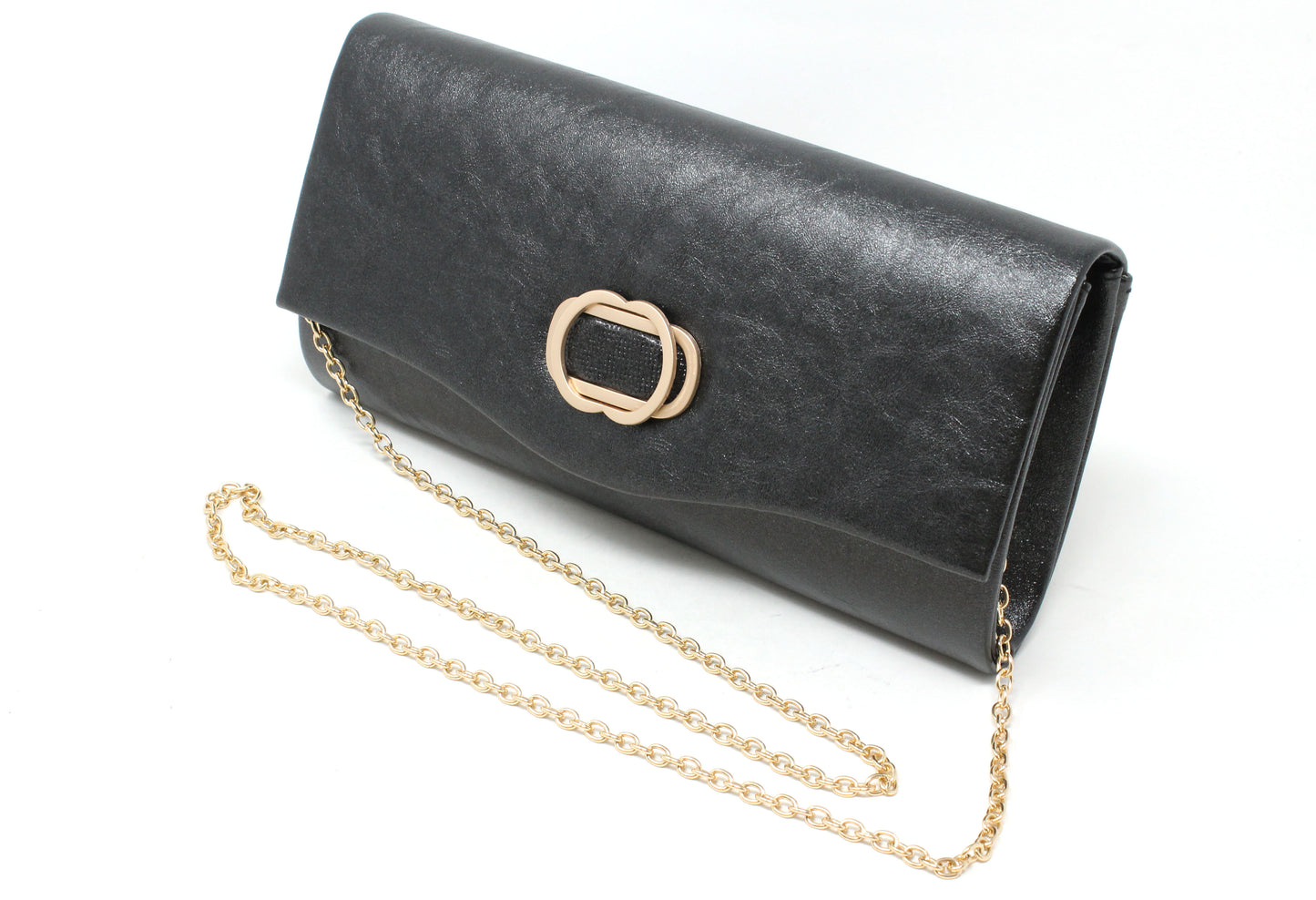 Soft Metallic Clutch Bag