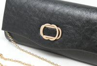 Soft Metallic Clutch Bag