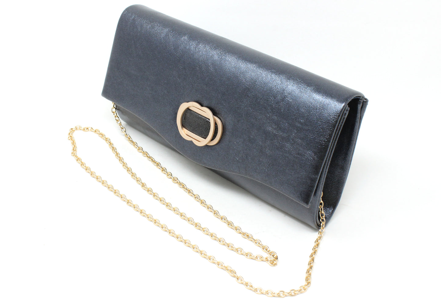 Soft Metallic Clutch Bag