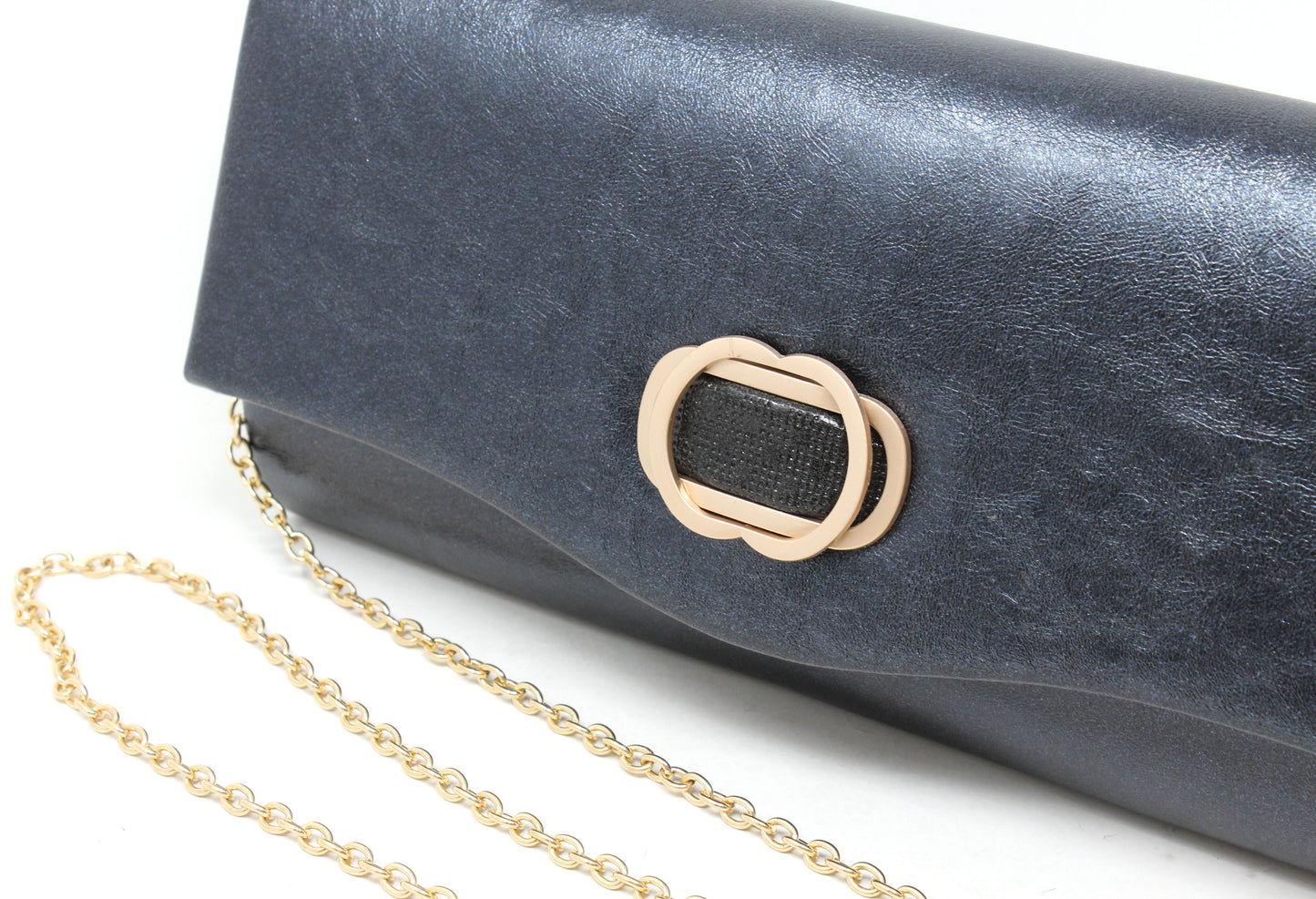 Soft Metallic Clutch Bag