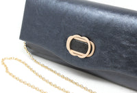 Soft Metallic Clutch Bag