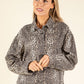 Leopard Print Denim Jacket