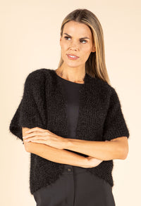 Open Front Knitted Cardi