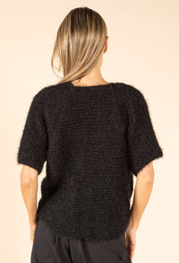 Open Front Knitted Cardi