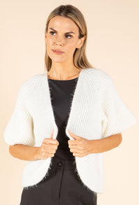 Open Front Knitted Cardi