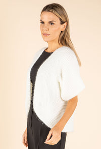 Open Front Knitted Cardi