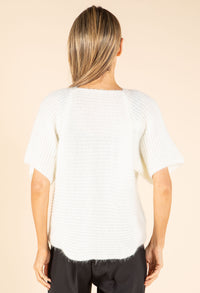 Open Front Knitted Cardi