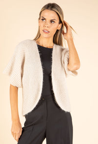 Open Front Knitted Cardi