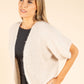 Open Front Knitted Cardi