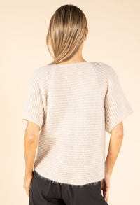 Open Front Knitted Cardi