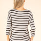Striped Fine Knit Top