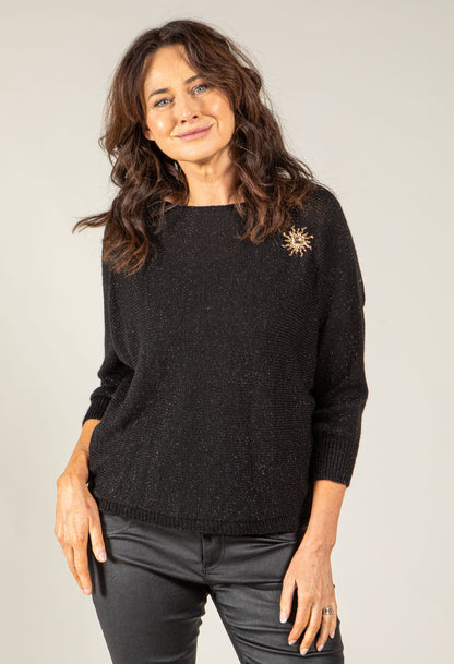 Tie Back Knit Sweater