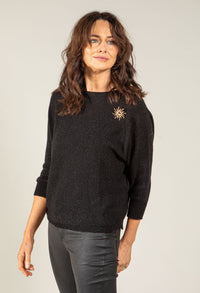 Tie Back Knit Sweater