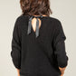 Tie Back Knit Sweater