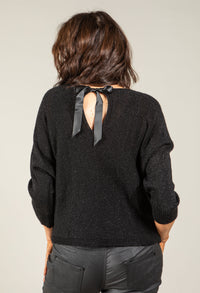 Tie Back Knit Sweater