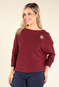 Tie Back Knit Sweater