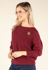 Tie Back Knit Sweater
