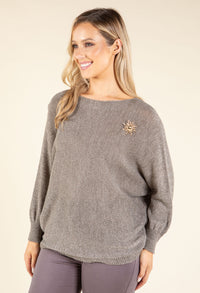 Tie Back Knit Sweater