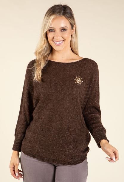 Tie Back Knit Sweater
