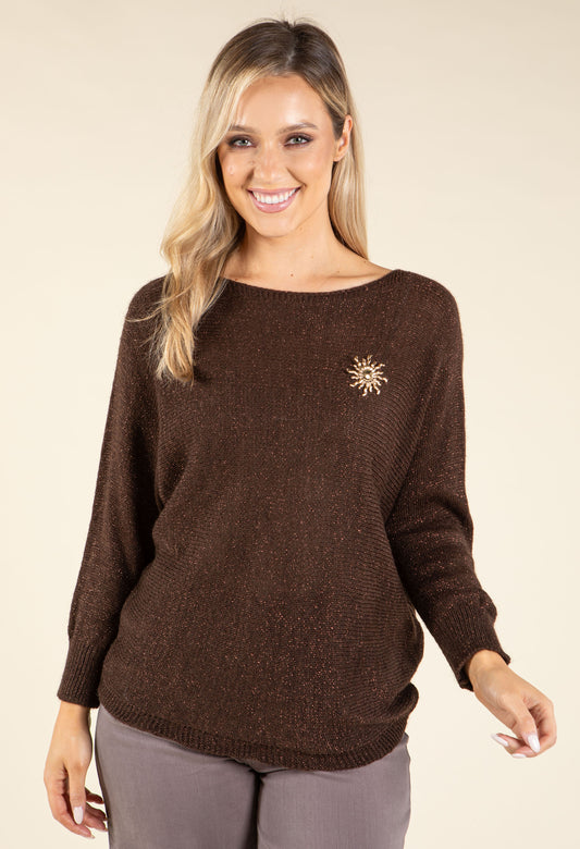 Tie Back Knit Sweater