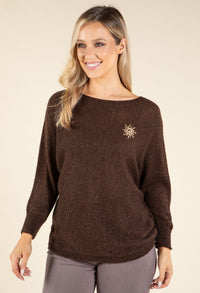 Tie Back Knit Sweater