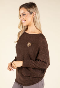 Tie Back Knit Sweater