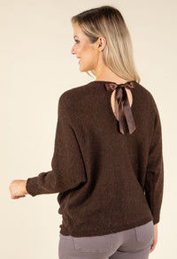 Tie Back Knit Sweater
