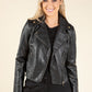 Faux Leather Biker Jacket