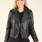 Faux Leather Biker Jacket