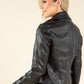 Faux Leather Biker Jacket