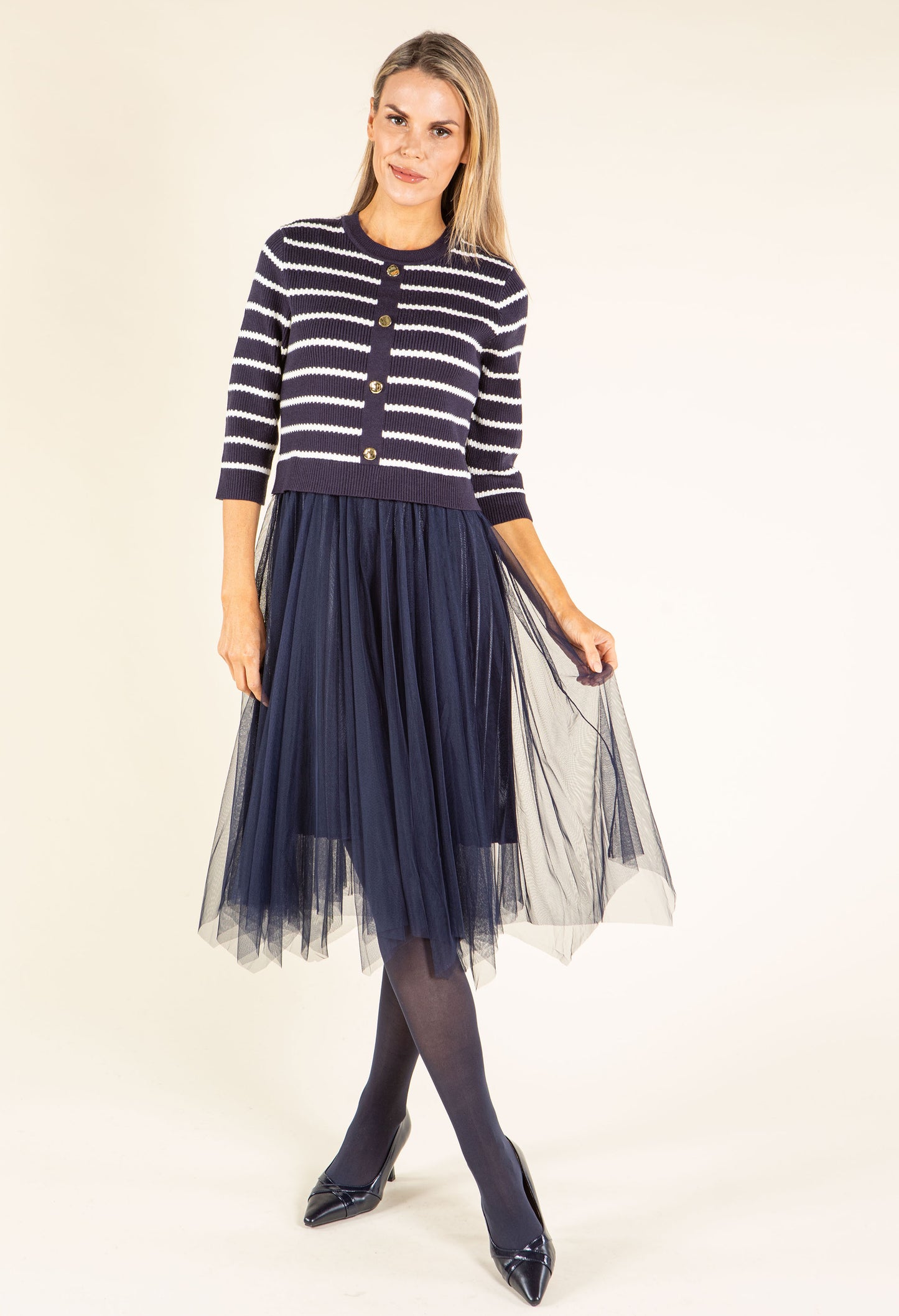 2 in 1 Look Tulle Dress