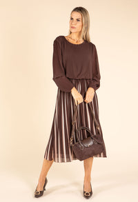 Faux Suede Mini Shopper Bag