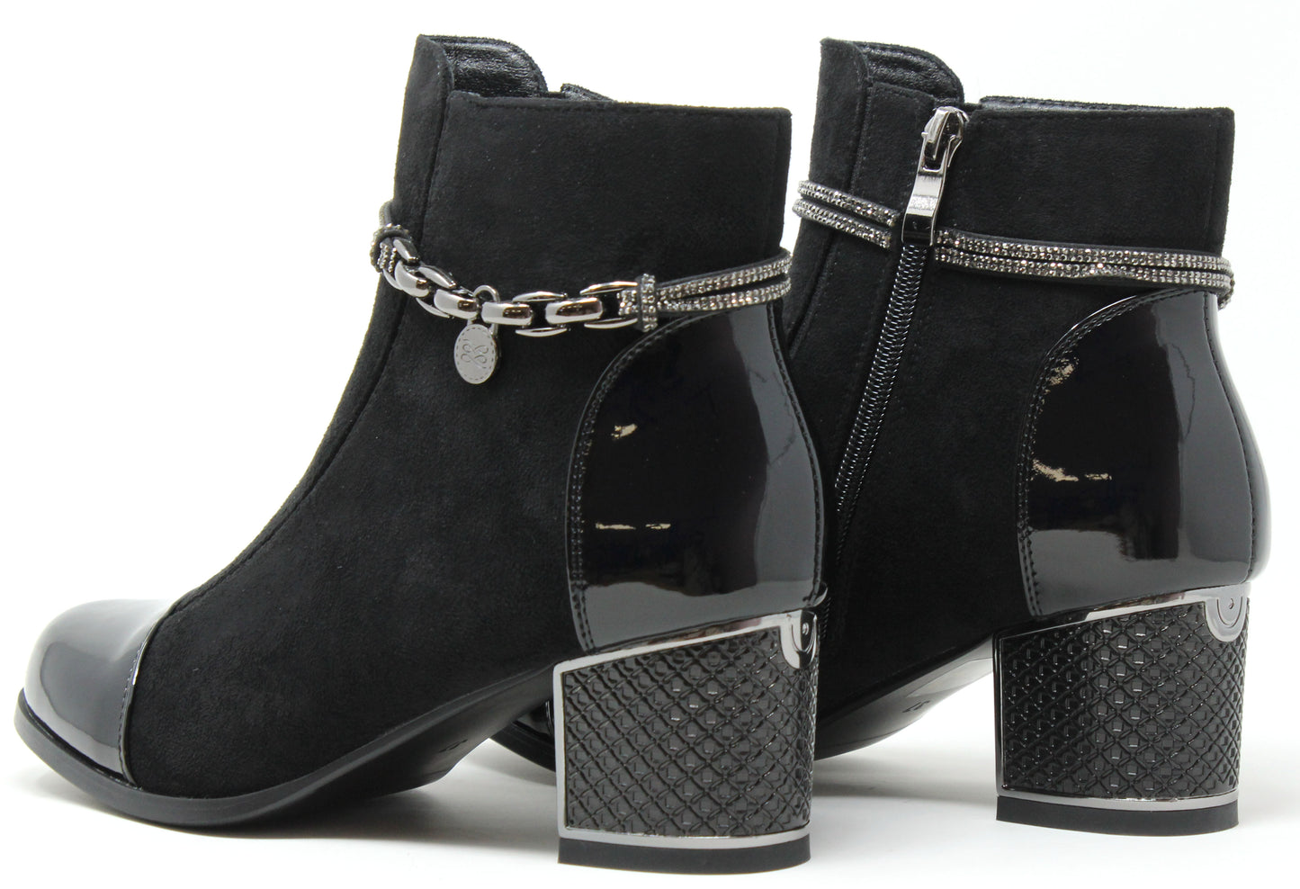 Diamante Strap Ankle Boot