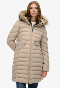 Fuji Faux Fur Hooded Coat