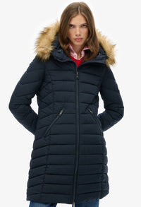 Fuji Faux Fur Hooded Coat