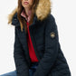 Fuji Faux Fur Hooded Coat