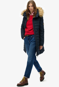 Fuji Faux Fur Hooded Coat