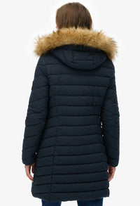 Fuji Faux Fur Hooded Coat
