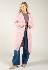 Soft Boucle Longline Cardigan