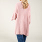 Soft Boucle Longline Cardigan
