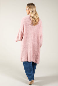 Soft Boucle Longline Cardigan