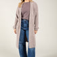 Soft Boucle Longline Cardigan