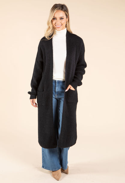 Longline Knit Cardigan
