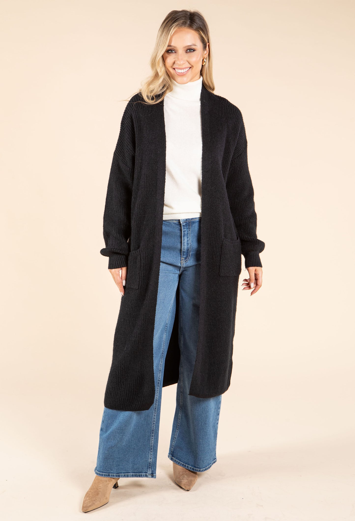 Longline Knit Cardigan