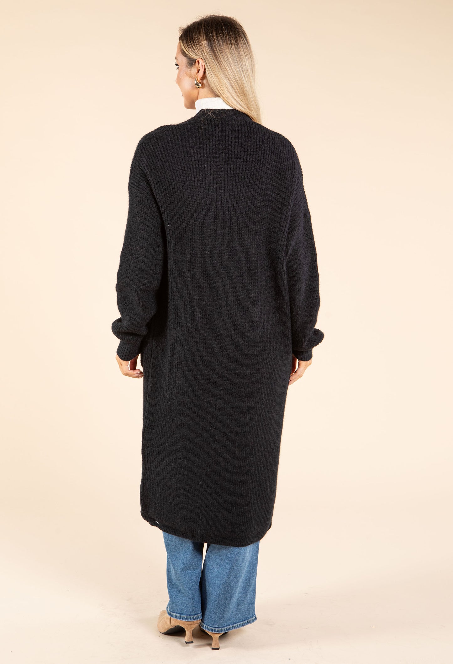 Longline Knit Cardigan