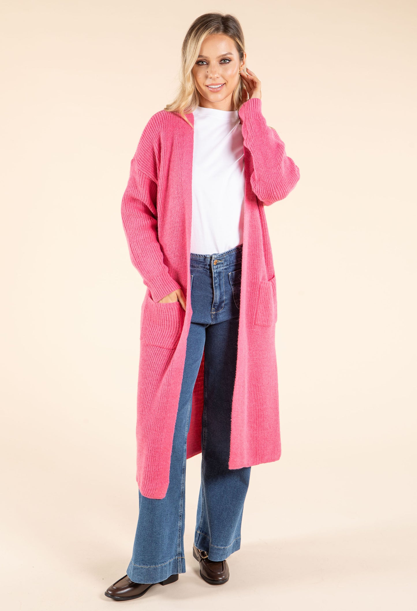 Longline Knit Cardigan
