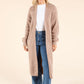 Longline Knit Cardigan