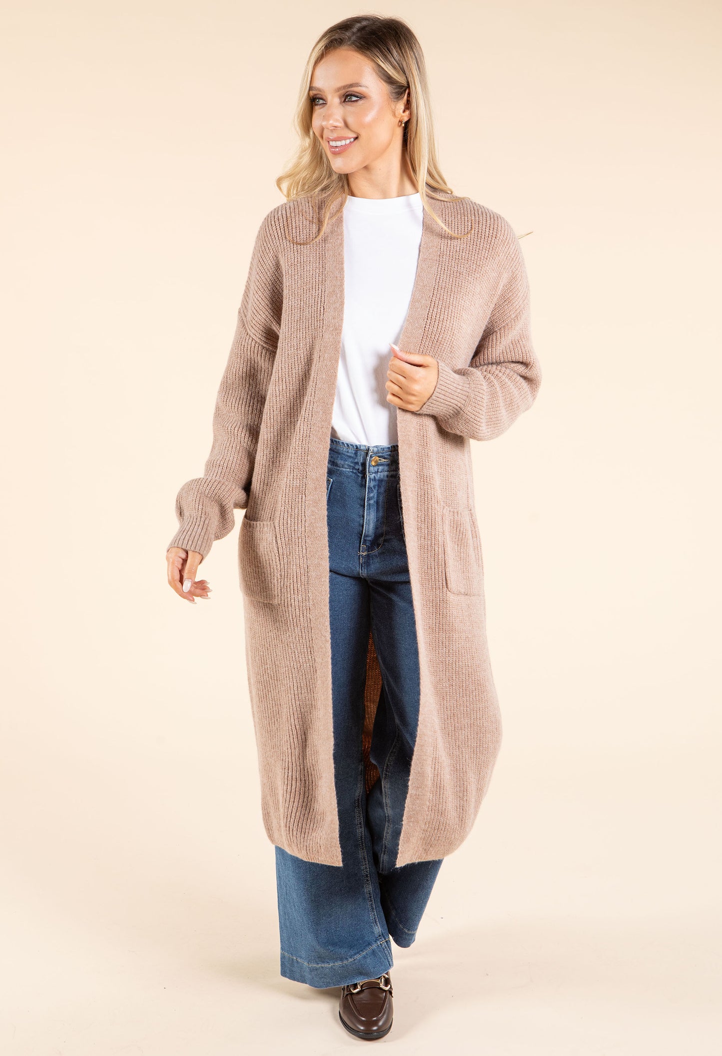 Longline Knit Cardigan